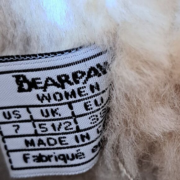 Bearpaw Women’s Lauren Suede Sheepskin Tan Brown Winter Comfy Cozy Boots Sz 7 - Picture 7 of 7